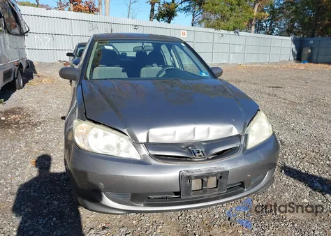 2005 Honda Civic Ex from USA, damaged, VIN 2HGES26745H555943